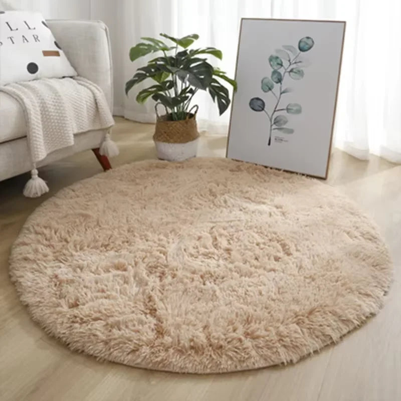 Plush Round Rug