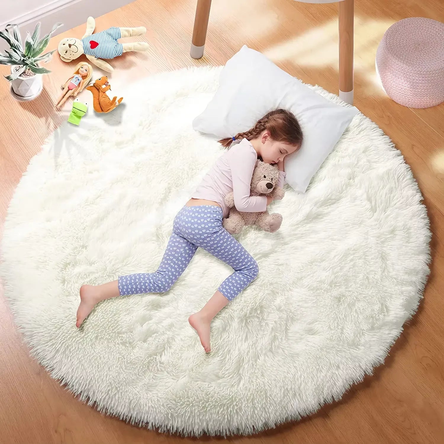 Plush Round Rug