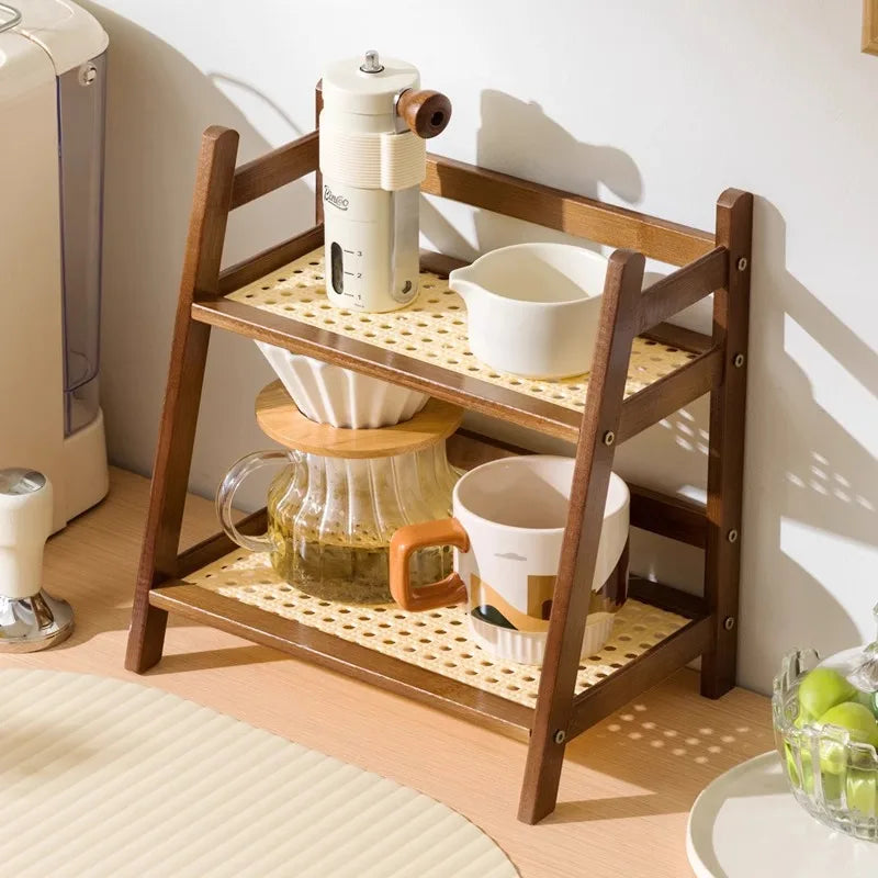 Bamboo Cup Rack