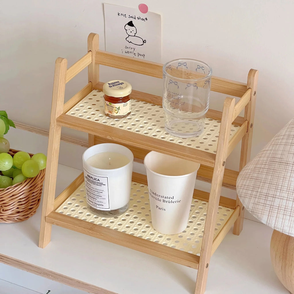 Bamboo Cup Rack