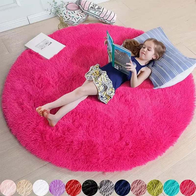 Plush Round Rug